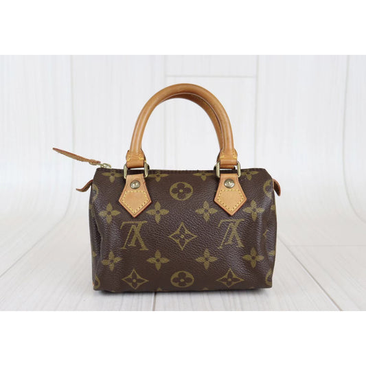 Rank AB ｜ LV Monogram Mini Speedy Handbag ｜ 073009