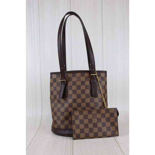 Rank A ｜ LV Damier Petit Bucket PM Tote Bag｜22101908
