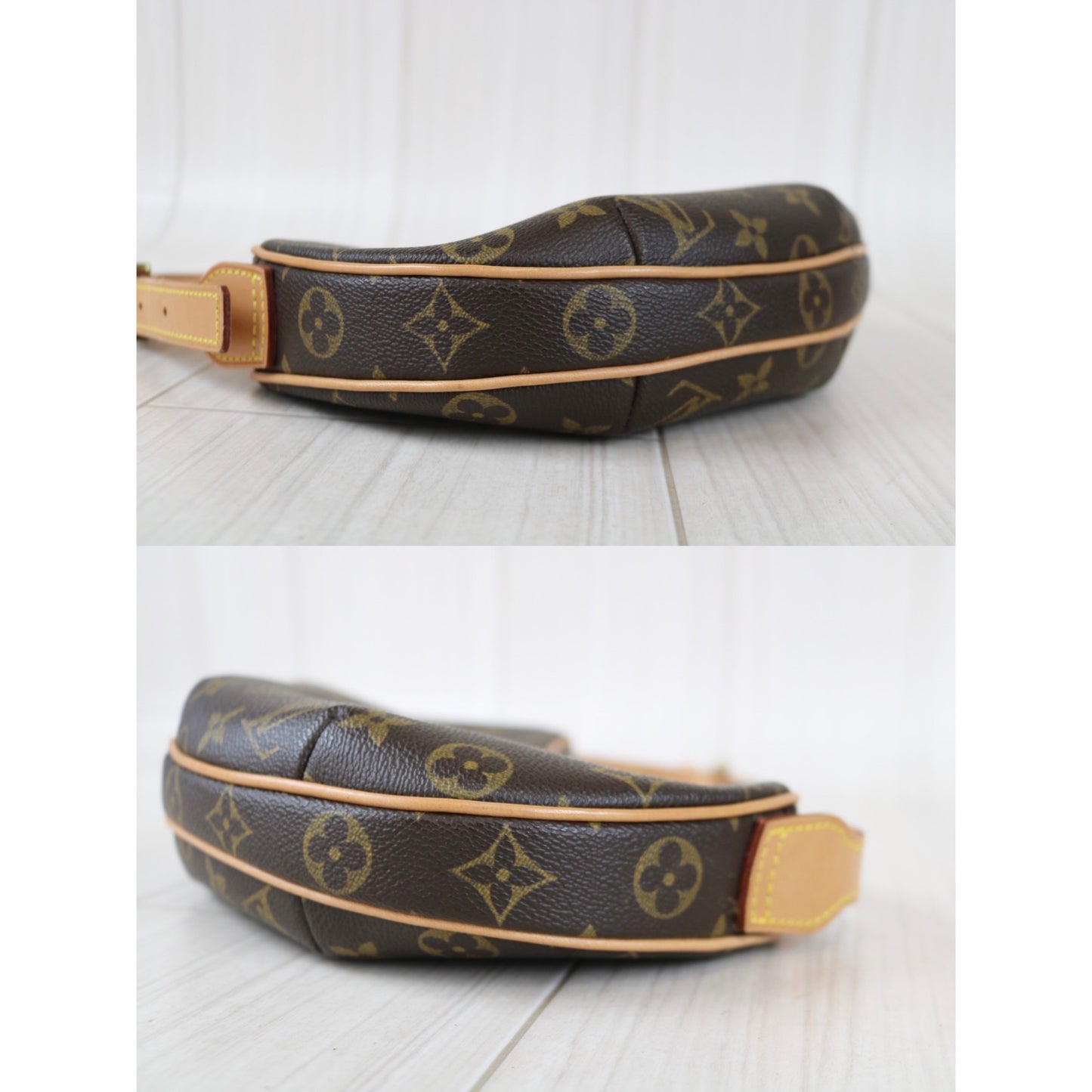 Rank SA ｜LV Monogram Pochette Croissant Shoulder Bag｜021102