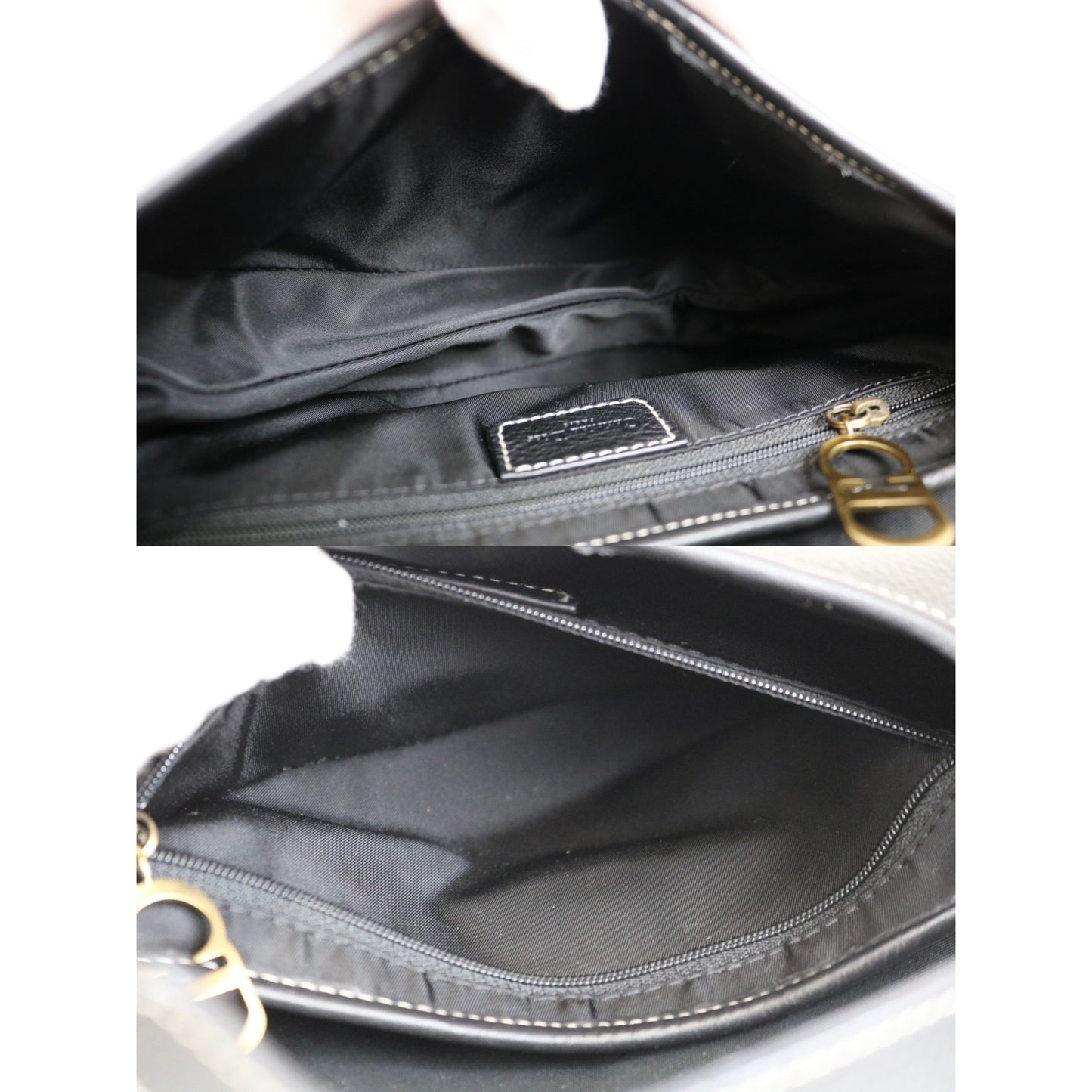 Rank SA ｜ Dior Saddle Bag All Leather Black Shoulder Bag｜070604