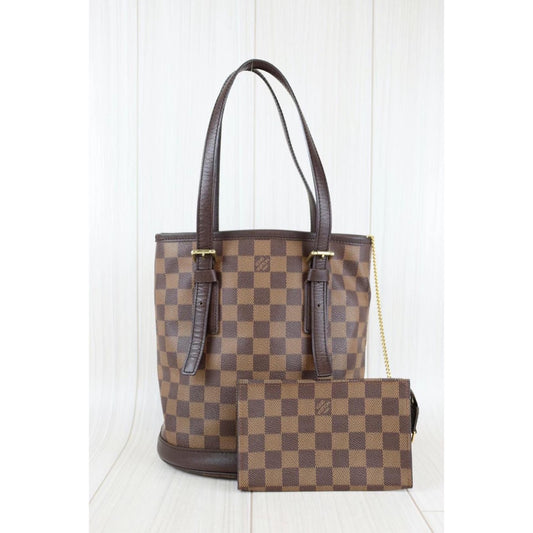 Rank A ｜ LV Damier Petit Bucket PM Tote Bag｜22102104