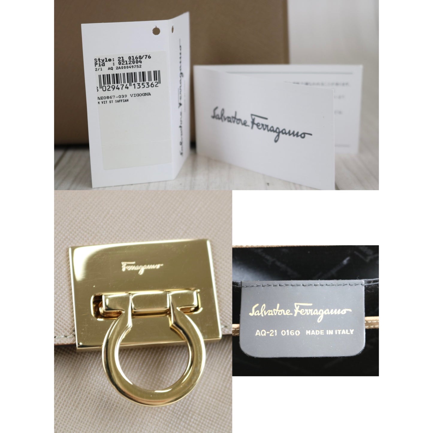 Rank SA ｜Ferragamo Gancini 2WAY Handbag Shoulderbag｜061107