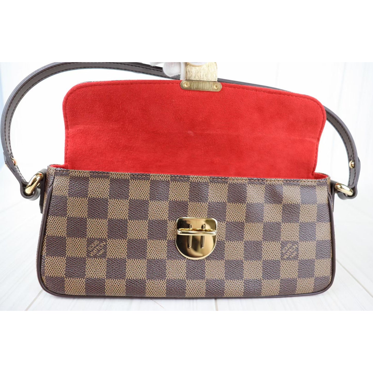 Rank S｜LV Damier Ravello PM Shoulder Bag｜ 072415