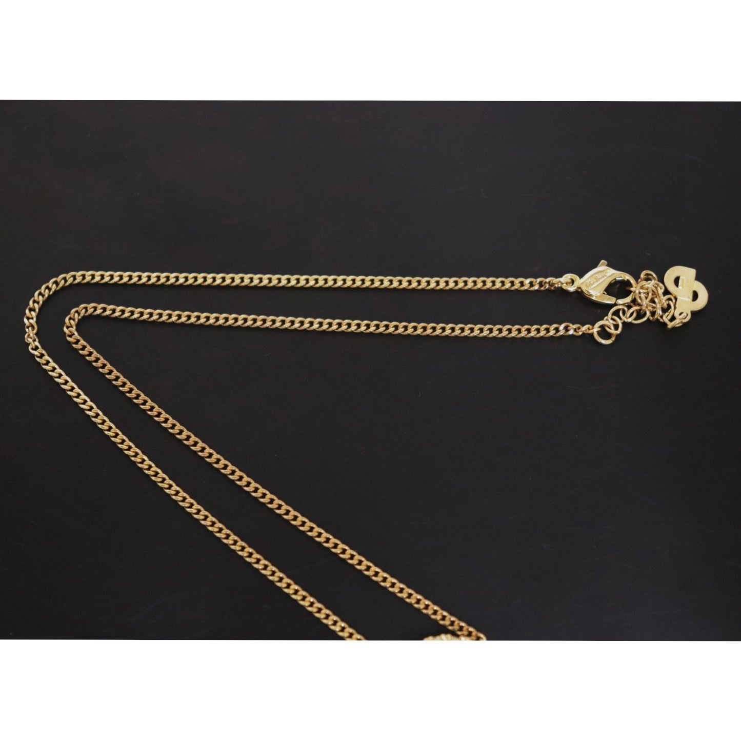 Rank A ｜ Dior CD Necklace 18k Gold Plated ｜090305