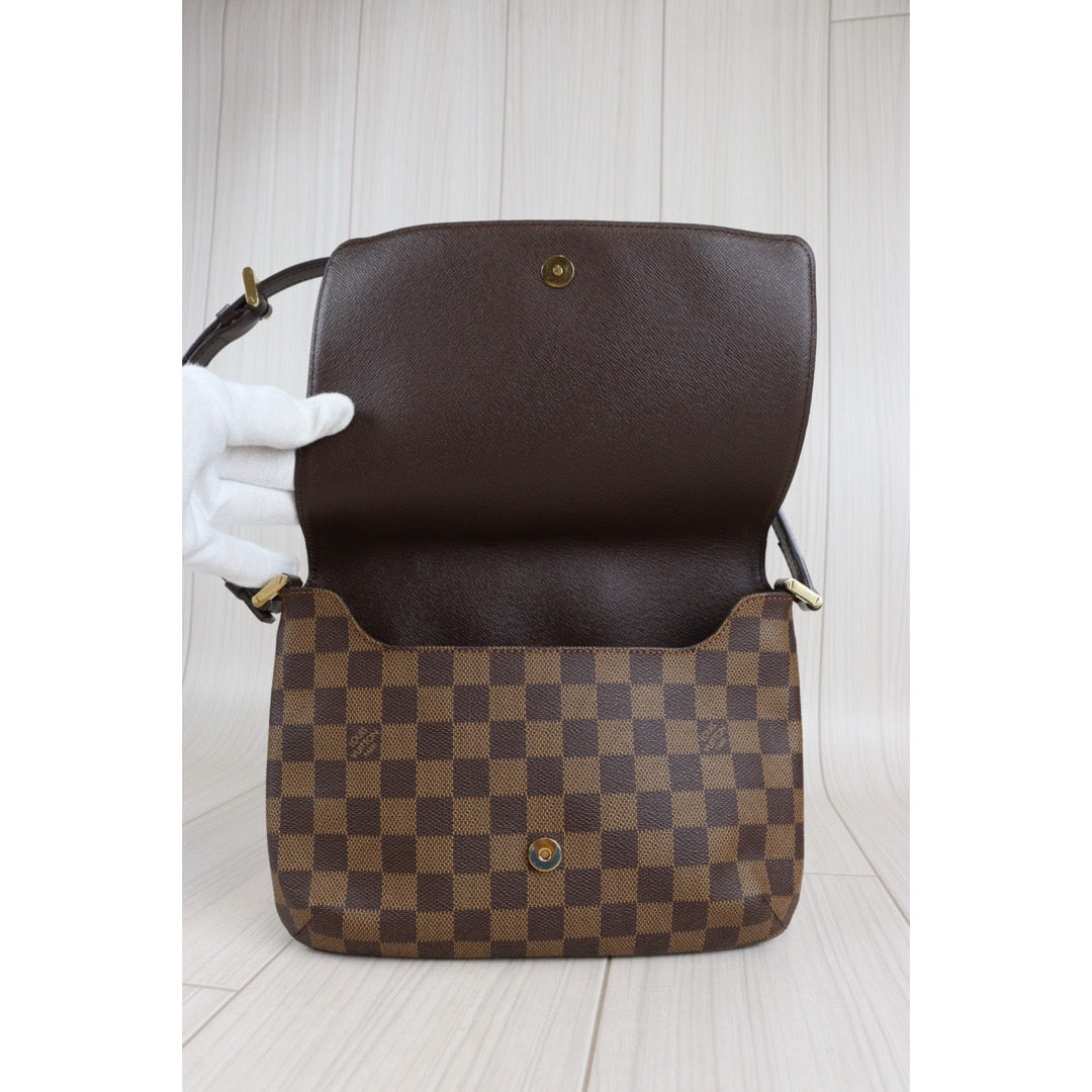 Rank A ｜ LV Special Orders Damier Musette Tango Shoulder Bag｜23032308