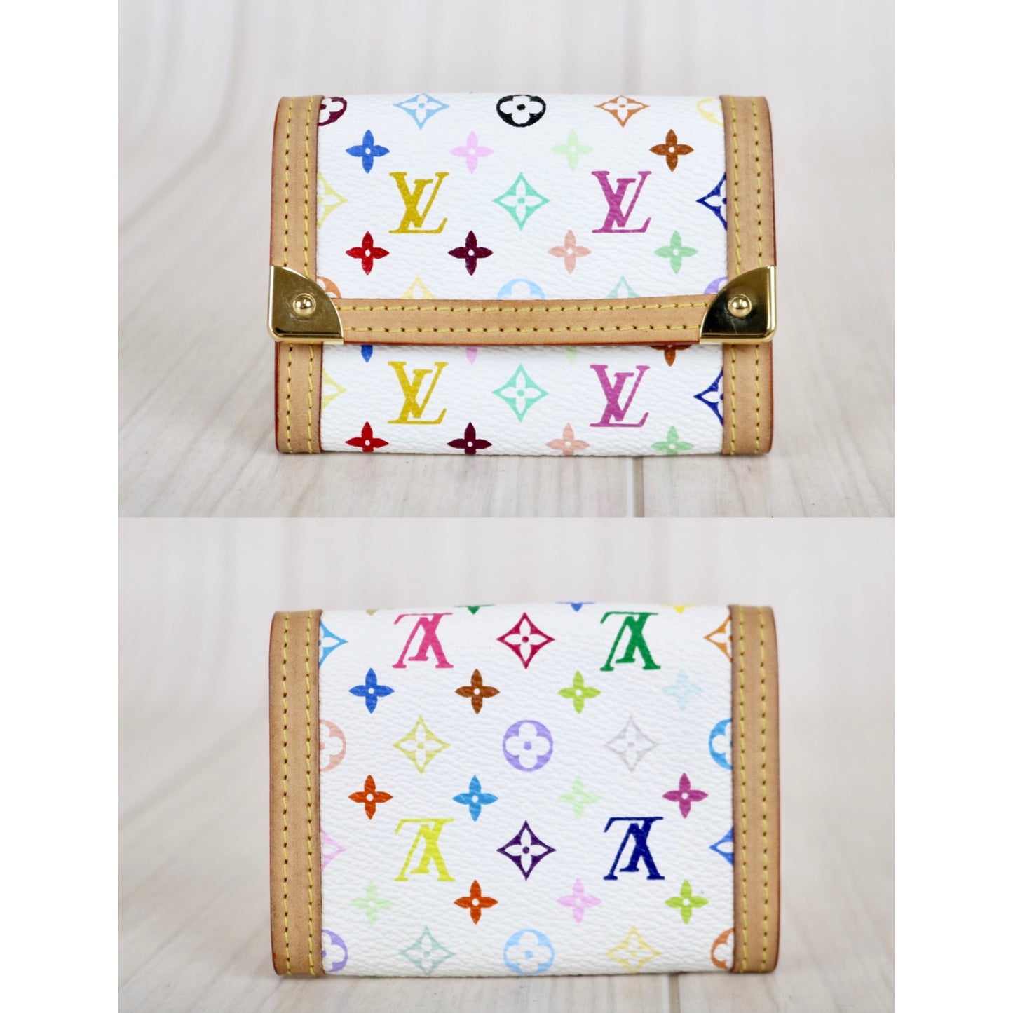 Rank AB ｜ LV Monogram Multicolor Wallet ｜030107