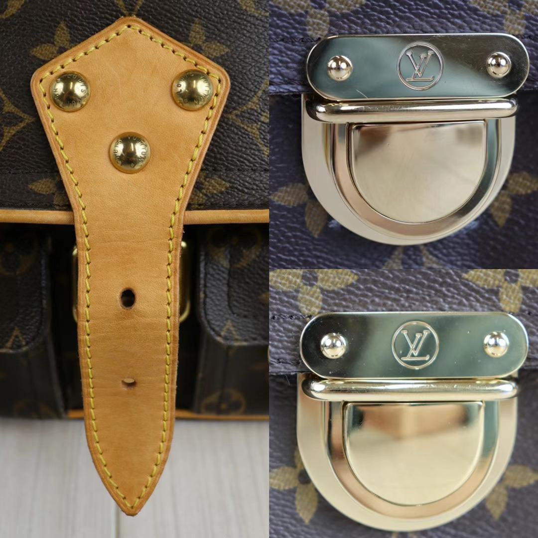 Rank  AB ｜LV Monogram Hudson Shoulder Bag  ｜22111607