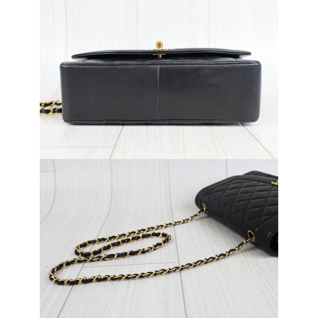 Rank AB｜ CHANEL Matrasse Diana 25 Lamb Skin  Chain Bag ｜22111006