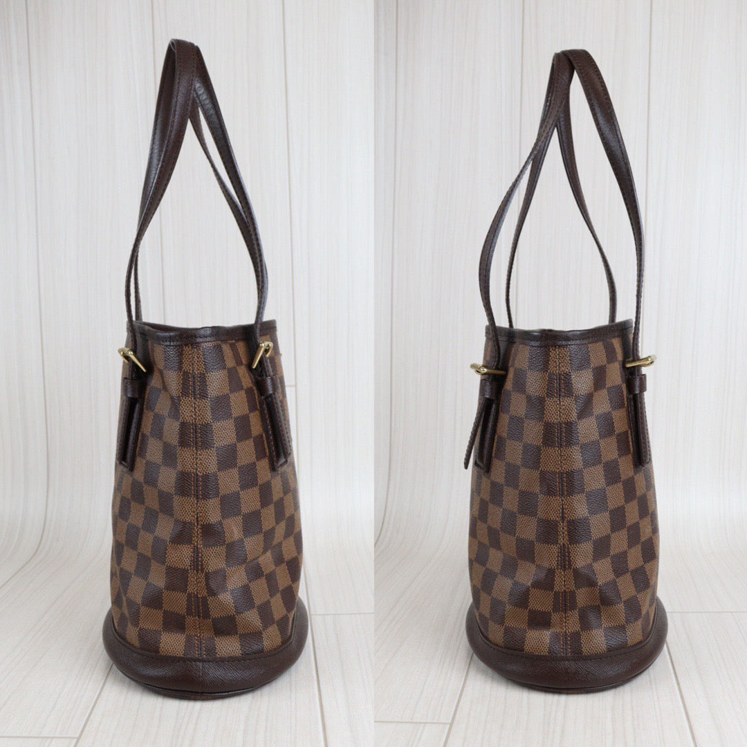 Rank A ｜ LV Damier Petit Bucket PM Tote Bag｜23032701