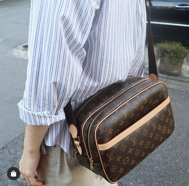 Authentic Louis Vuitton Monogram Reporter PM Bag