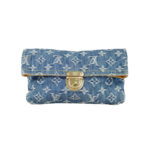 Rank AB ｜ LV  Denim Monogram Clutch Bag｜070501