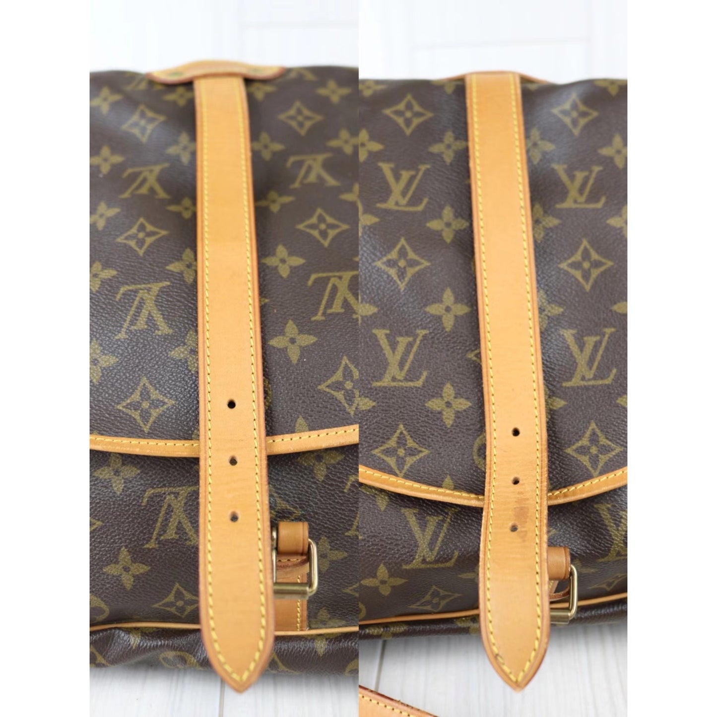 Rank AB｜ LV Monogram Saumur GM Shoulder Bag｜093015