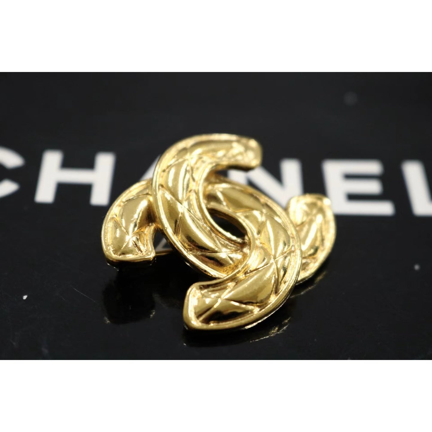 Rank SA ｜ CHANEL Coco Mark Brooch 18k Gold Plated  ｜032417