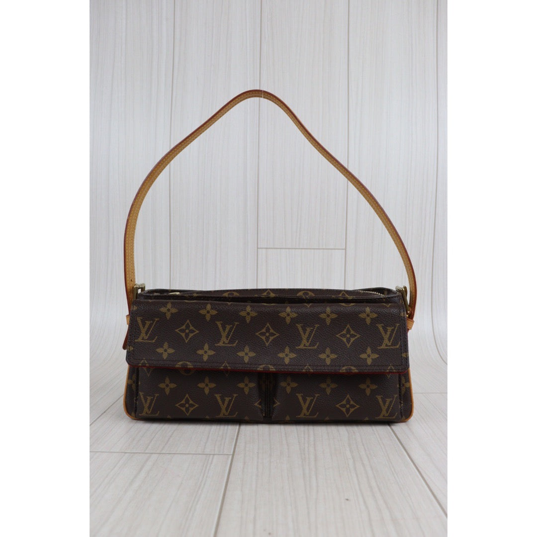 Pre-Owned Louis Vuitton Cite Monogram MM Shoulder Bag in Excellent
