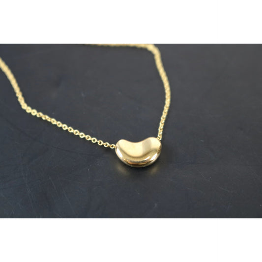 Rank A｜Tiffany & Co. Bean Necklace 18k Yellow Gold｜062510