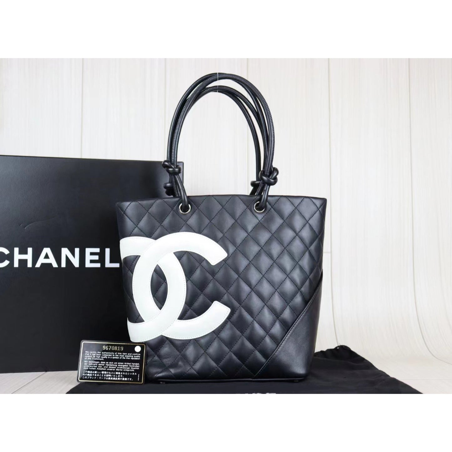 Rank A ｜CHANEL Cambon Line Medium Tote ｜072308