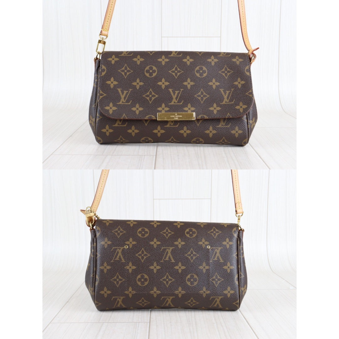 Louis Vuitton Pallas clutch vs Favorite mm!! 