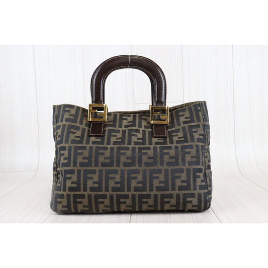 Rank A ｜ FENDI Zucca Mamma HandBag ｜23020908