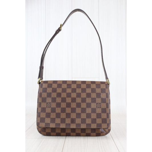Rank A ｜ LV Special Orders Damier Musette Tango Shoulder Bag｜23012702