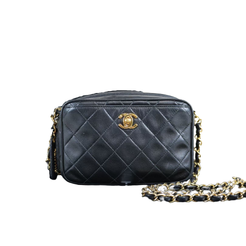 Rank A ｜ CHANEL Vintage Matrasse Lamb Skin Chain Shoulder Bag ｜040709