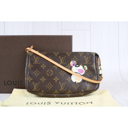 Rank SA ｜ LV Takashi Murakam Panda Monogram Pochette Accessoires ｜061508