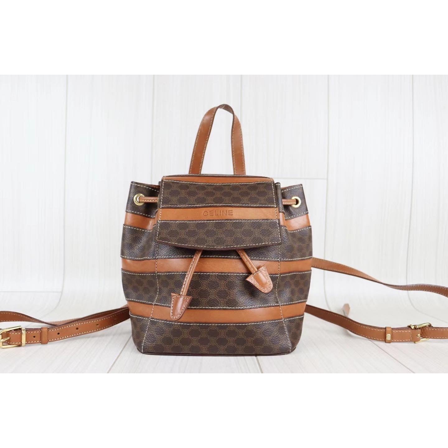 celine mini backpack Rank A | CELINE Macadam Mini Backpack |071509 – BRAND GET