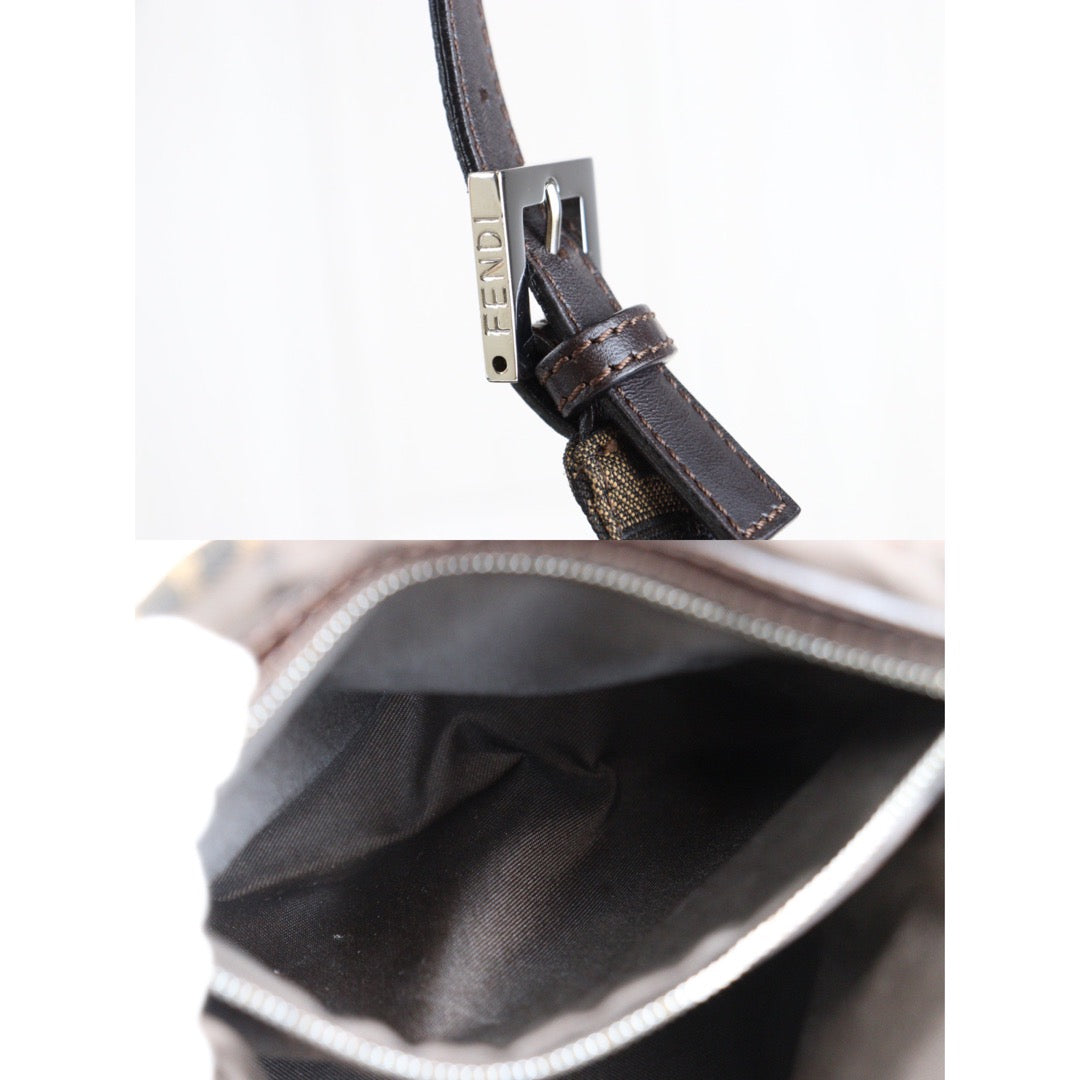 Rank AB｜ FENDI Zucca Mamma Baguette Shoulder Bag ｜23020607