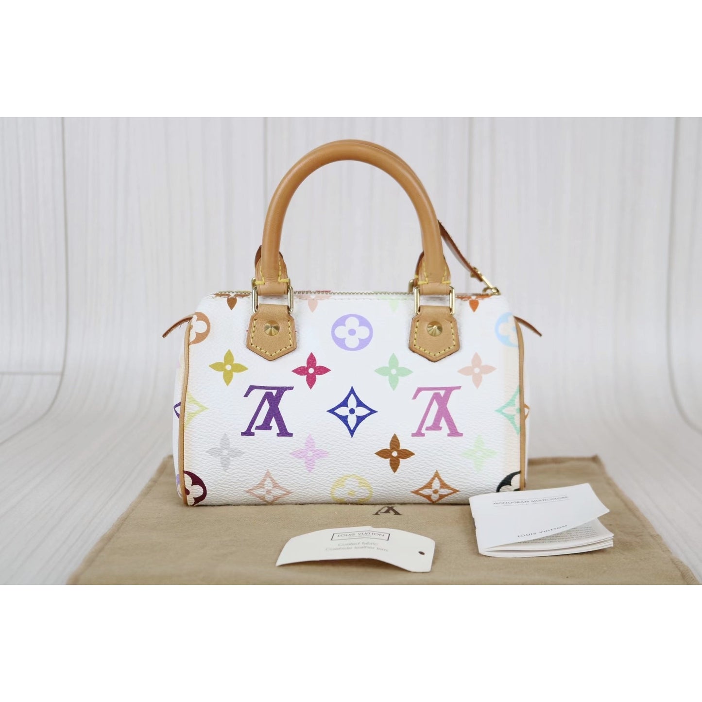 Rank A ｜ LV Multi Monogram Mini Speedy Handbag｜052305
