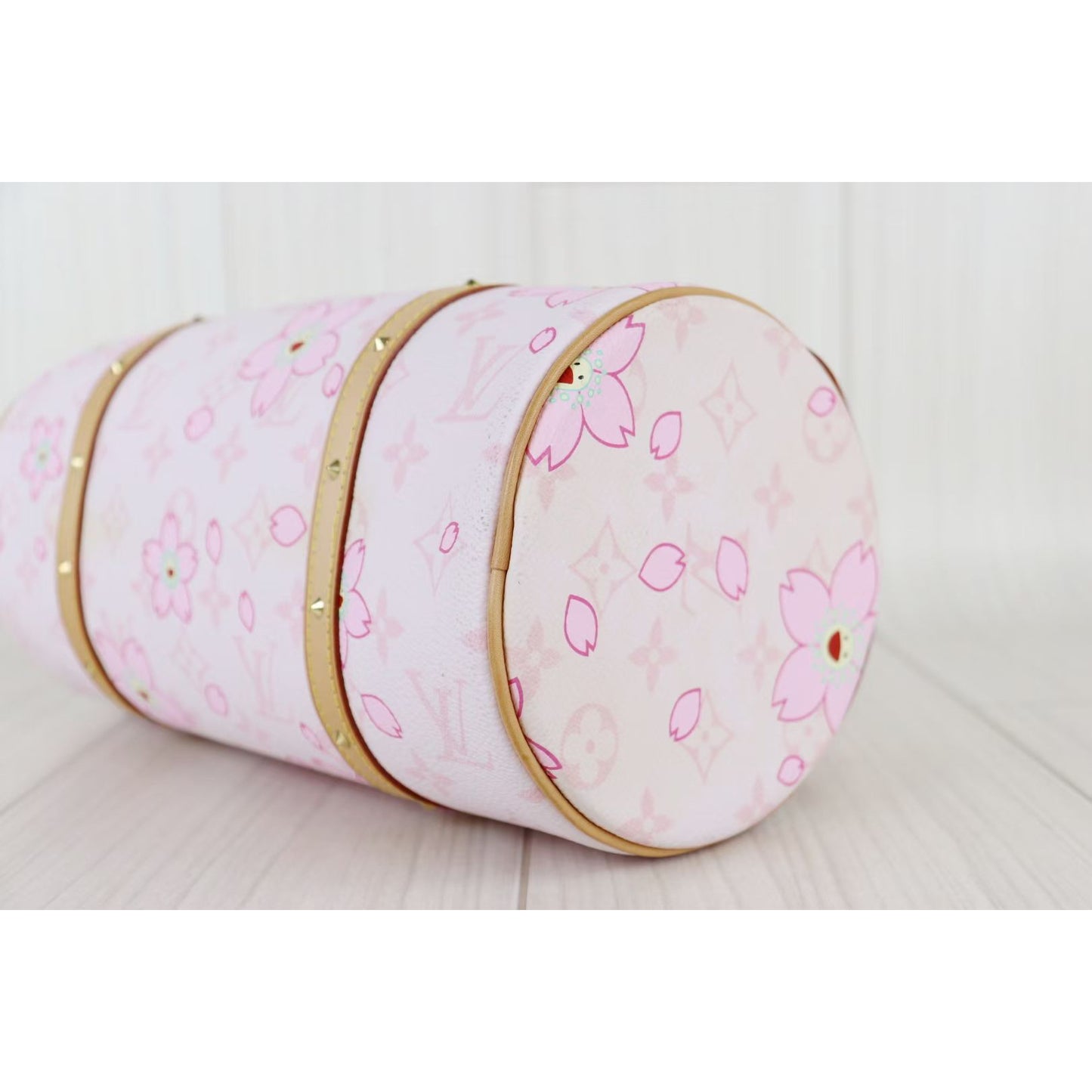 Rank A ｜LV Monogram Cherry Blossom Rose Pink Takashi Murakami｜071808