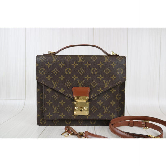 Rank A ｜ LV Monogram Monceau28 Shoulder Bag ｜060802