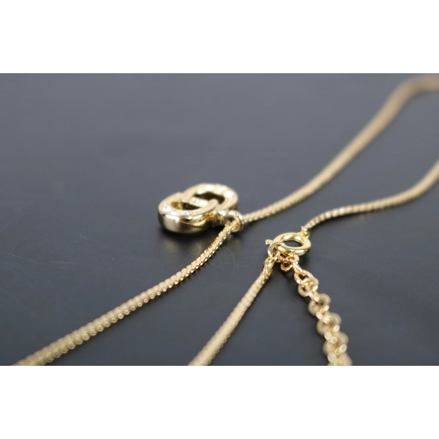 Rank SA ｜ Dior CD Necklace 18k Gold Plated｜051802