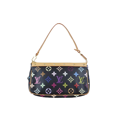 Rank A ｜ LV Monogram Multicolor Pochette Accessoires ｜071815