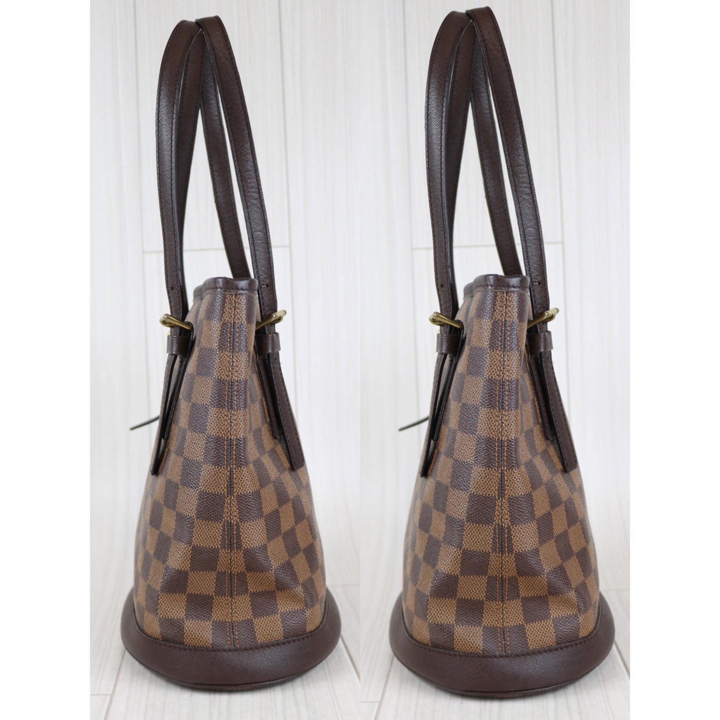 Rank AB ｜ LV Damier  Petit Bucket PM Tote Bag｜112507