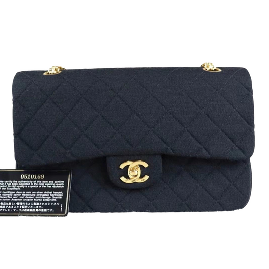 Rank A ｜CHANEL Matelasse 25 Cotton Chain Shoulder ｜080304