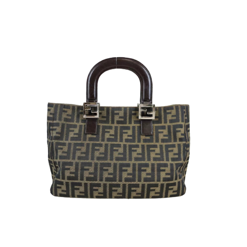 Rank A ｜ FENDI Zucca Mamma HandBag ｜053107