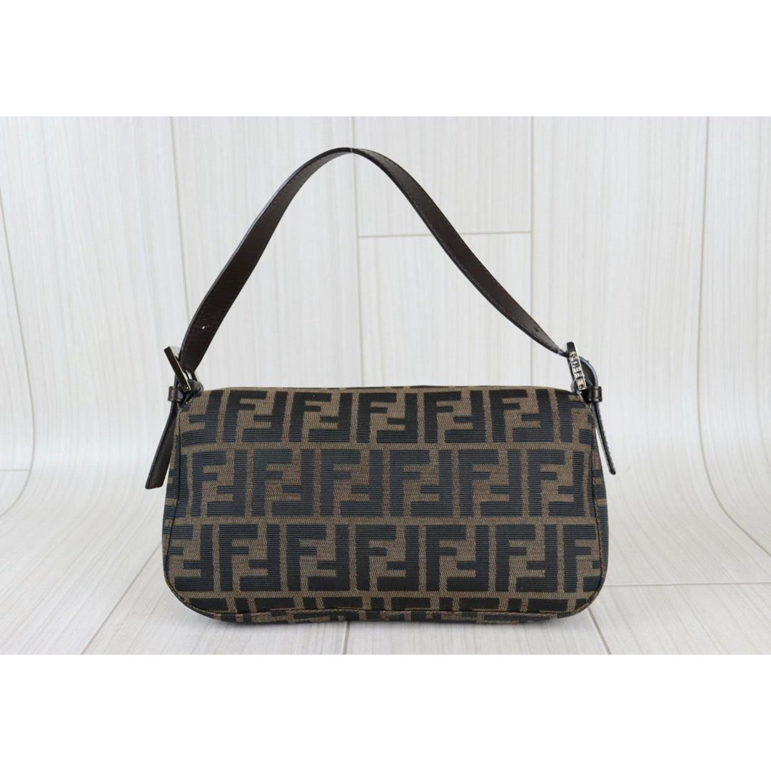 Rank A ｜ FENDI Zucca Mamma Baguette Shoulder Bag ｜22111501