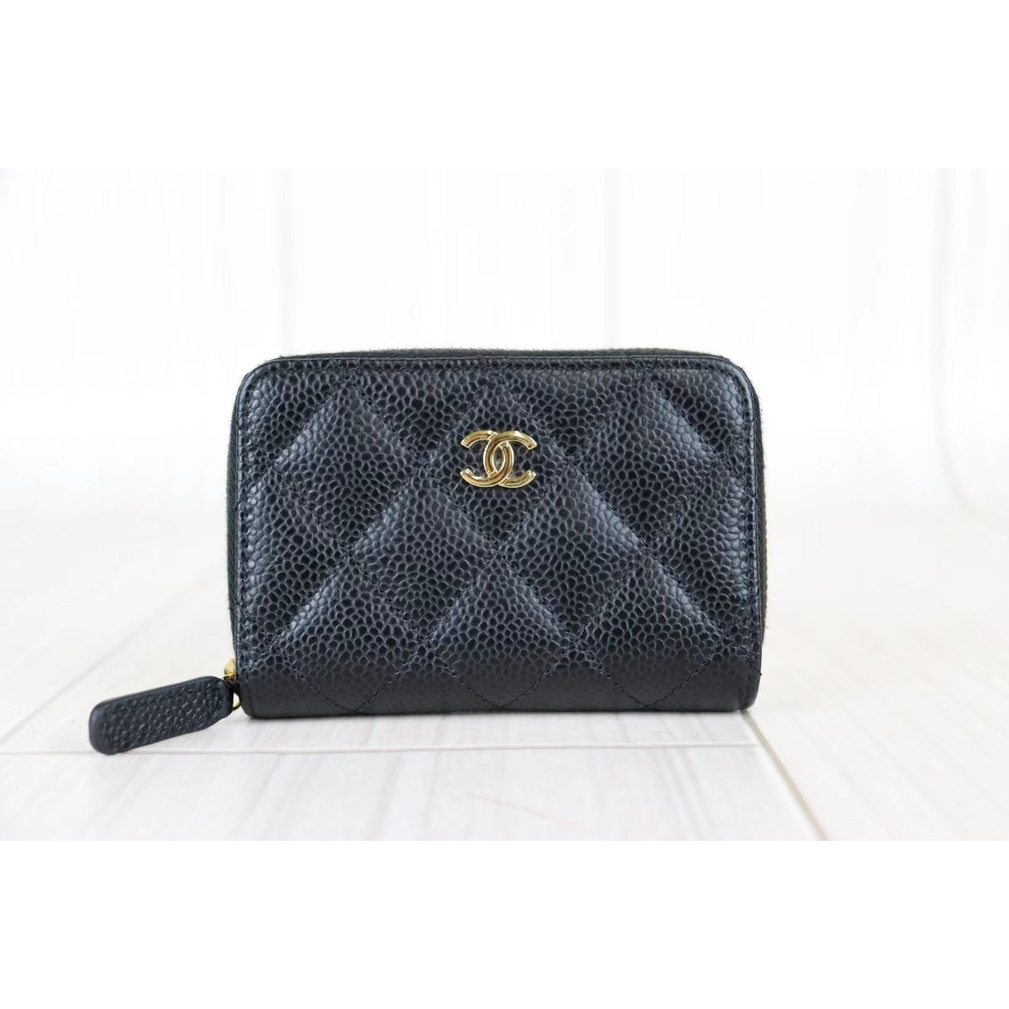 Rank SA ｜Chanel Caviar Skin Matelasse Classic Zip Coin Case｜071806