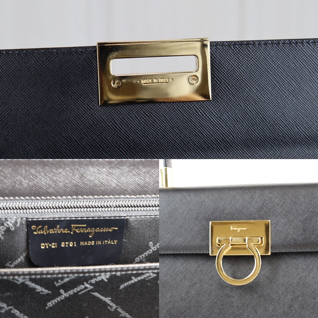 Rank SA ｜Ferragamo Gancini 2WAY Handbag Shoulderbag｜22121208