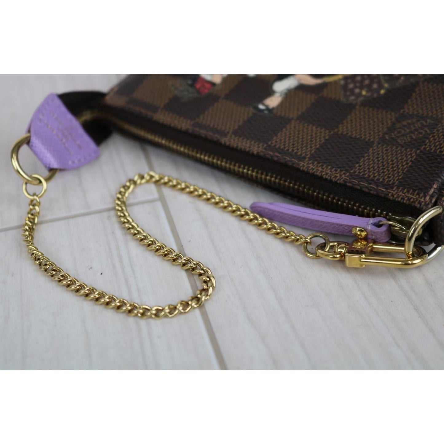 Rank A ｜ LV Damier Mini Pochette Accessoir ｜031710