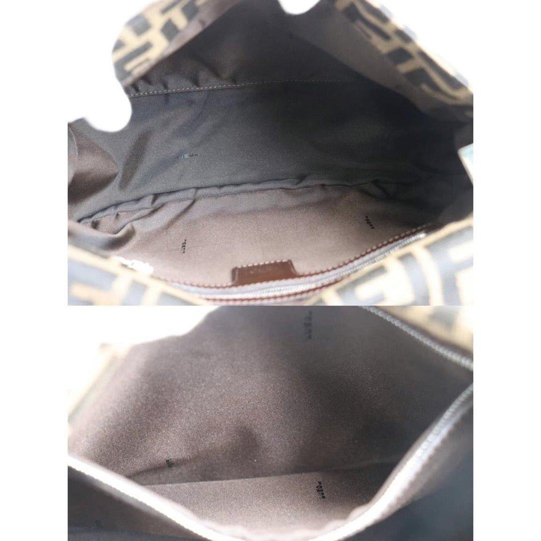 Rank A｜ FENDI Zucca Mamma Baguette Shoulder Bag ｜22120507