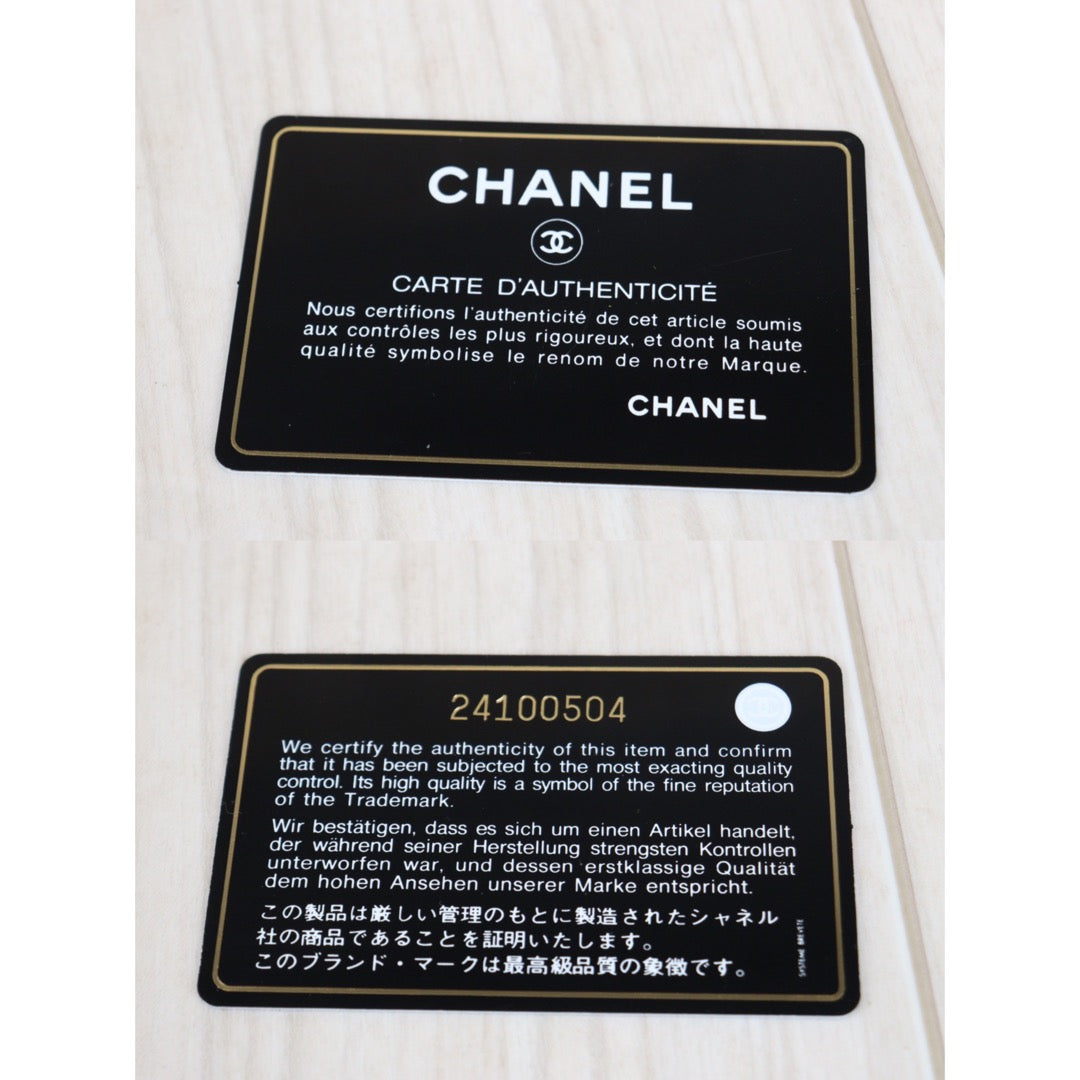 Rank SA ｜Chanel Caviar Skin Black Long Wallet｜23041307