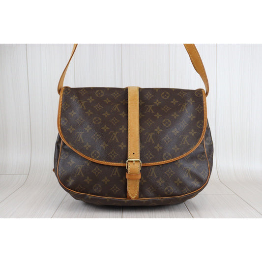 Rank AB｜ LV Monogram Saumur GM Shoulder Bag｜22122204