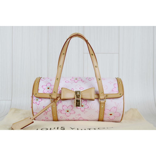 Rank A ｜LV Monogram Cherry Blossom Rose Pink Takashi Murakami｜ 062112