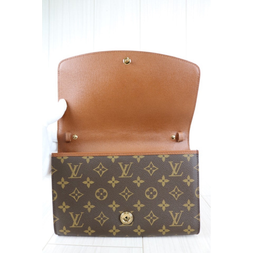 Rank A｜ LV Monogram Bordeaux MM Shoulder Bag ｜061703