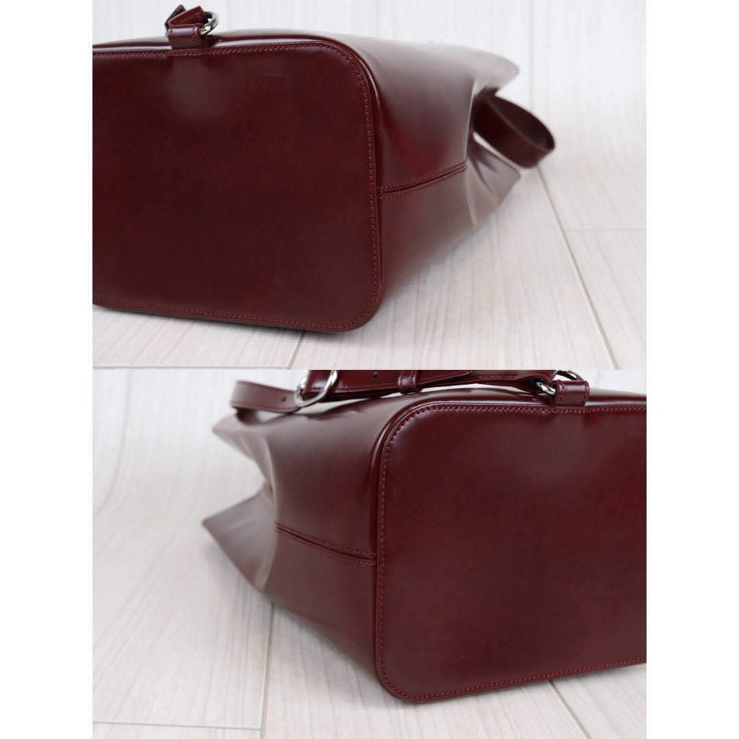 Rank A ｜ Cartier Box Calf Shoulder Bag｜23042005