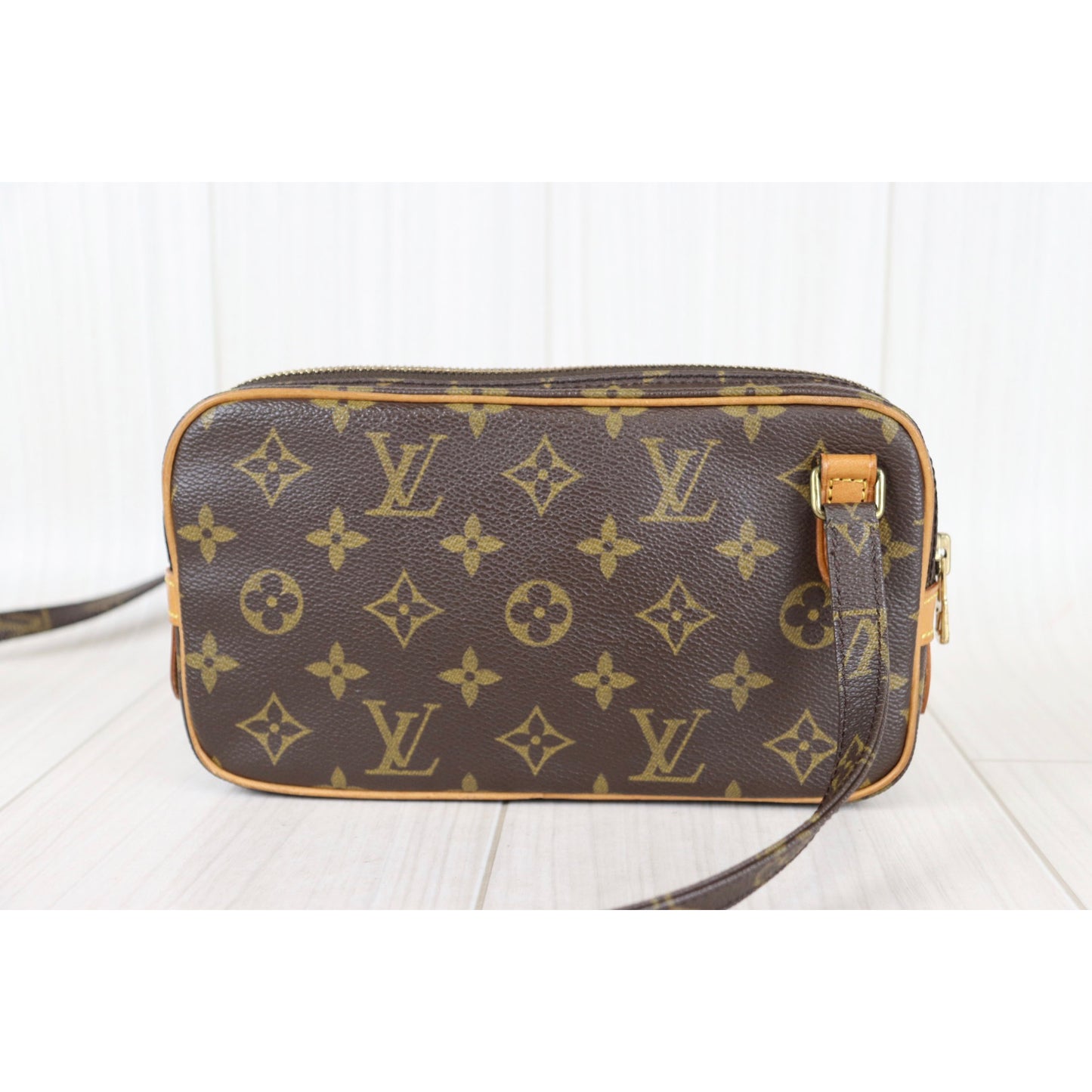 Rank AB｜LV Monogram Pochette Marley Bandolier Shoulder Bag｜082603