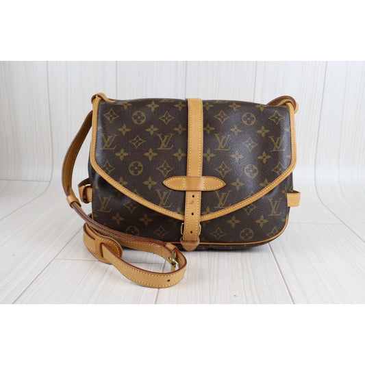 Rank AB｜ LV Monogram Saumur 30 Shoulder Bag｜23032214