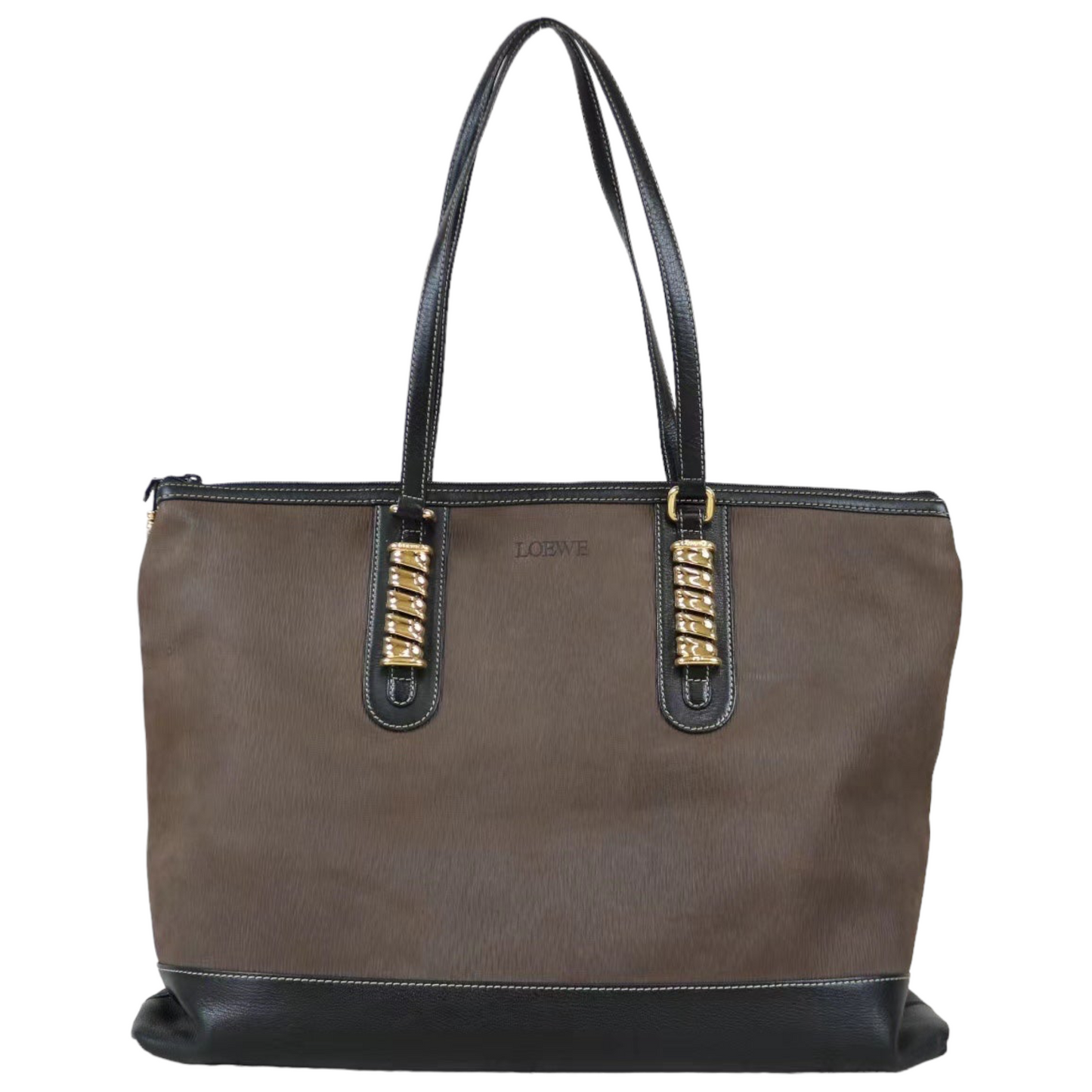 Rank A   ｜ Loewe Belasquez Twist Tote Bag ｜021209