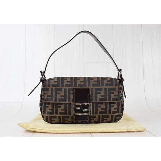 W-Rank AB ｜ FENDI Zucca Mamma Baguette Shoulder Bag