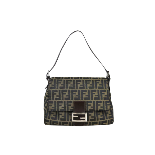 Rank A｜ FENDI Zucca Mamma Baguette Shoulder Bag ｜060702